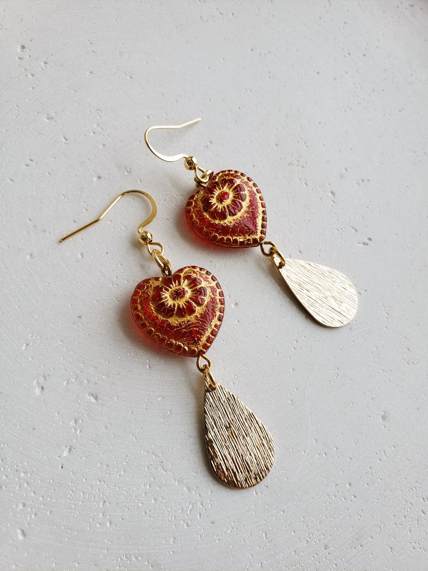 Boucles d'oreilles Vintage Love