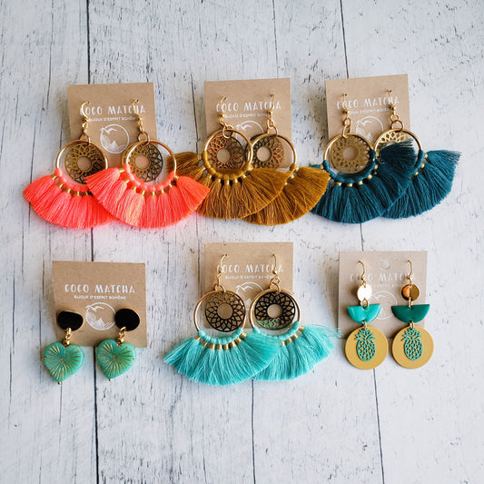 SOLDES - Boucles d'oreilles variées