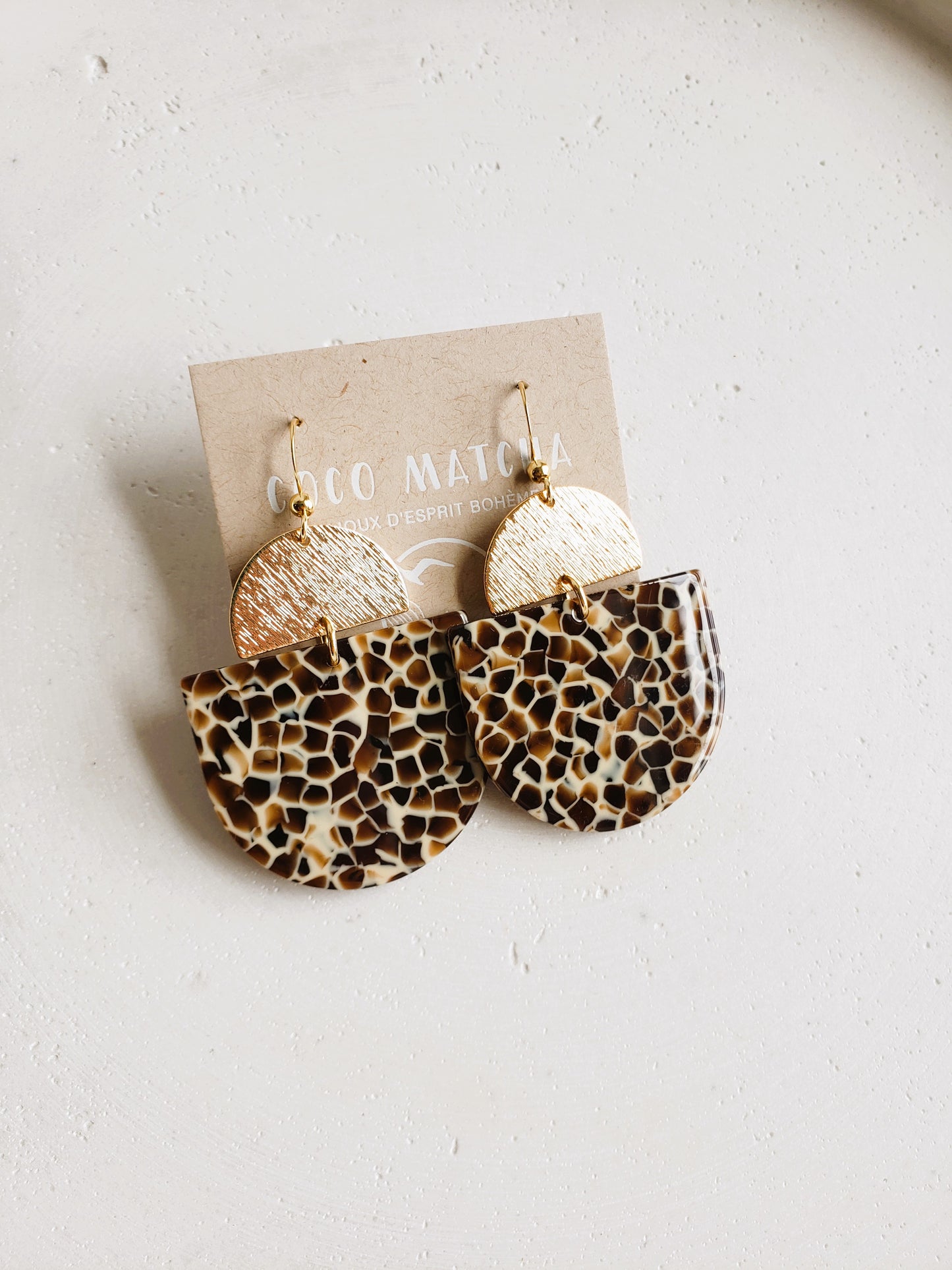 Boucles d'oreilles Bambou