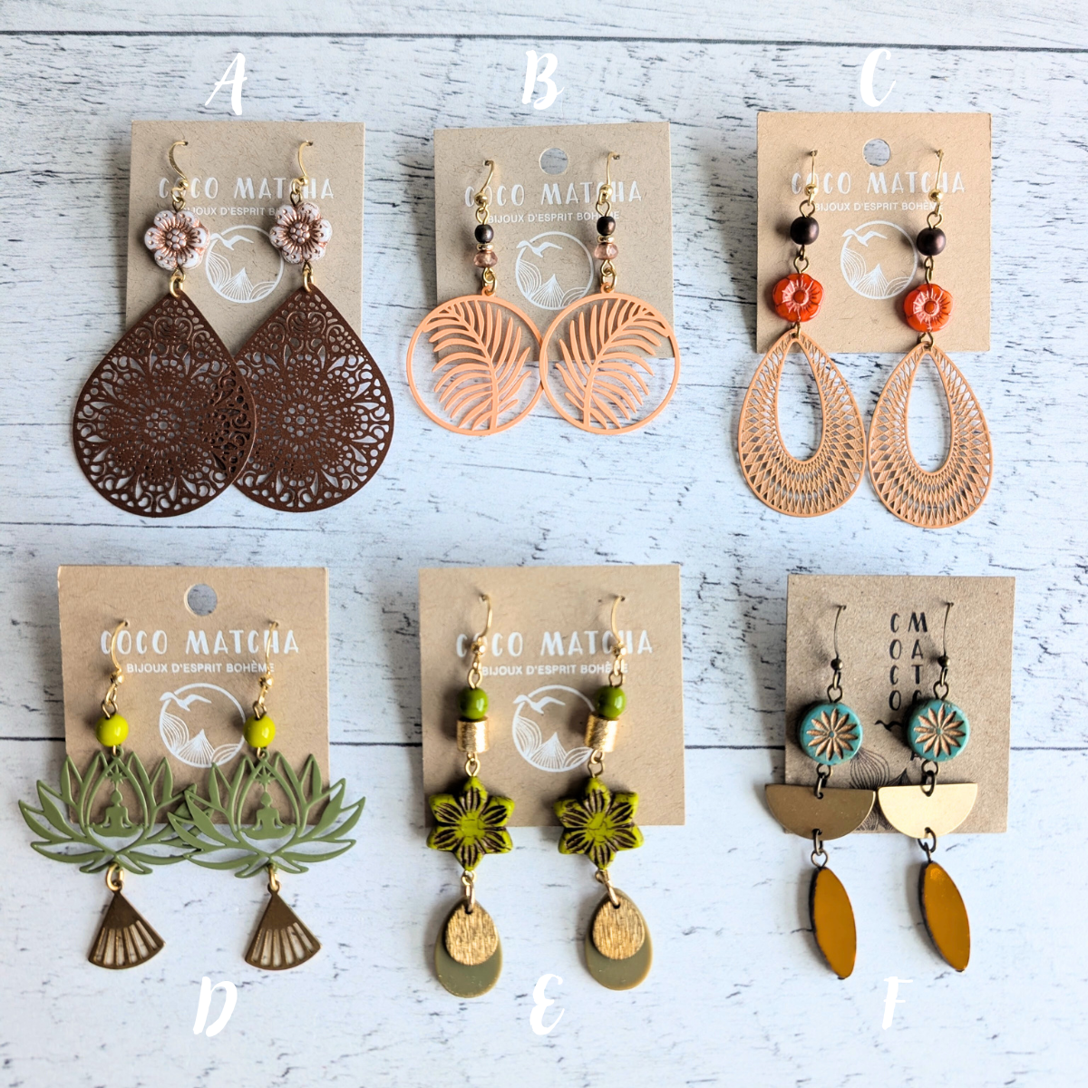 SOLDES - Boucles d'oreilles variées