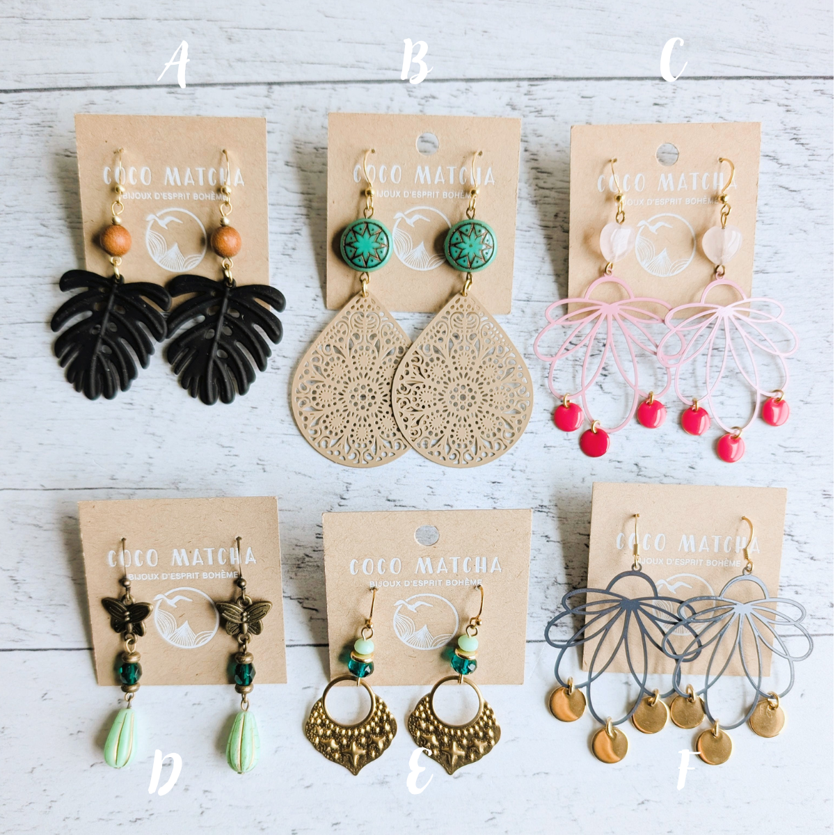 SOLDES - Boucles d'oreilles variées
