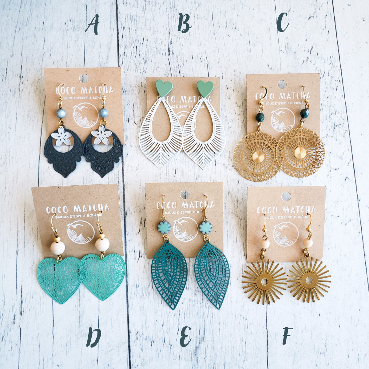 SOLDES - Boucles d'oreilles variées