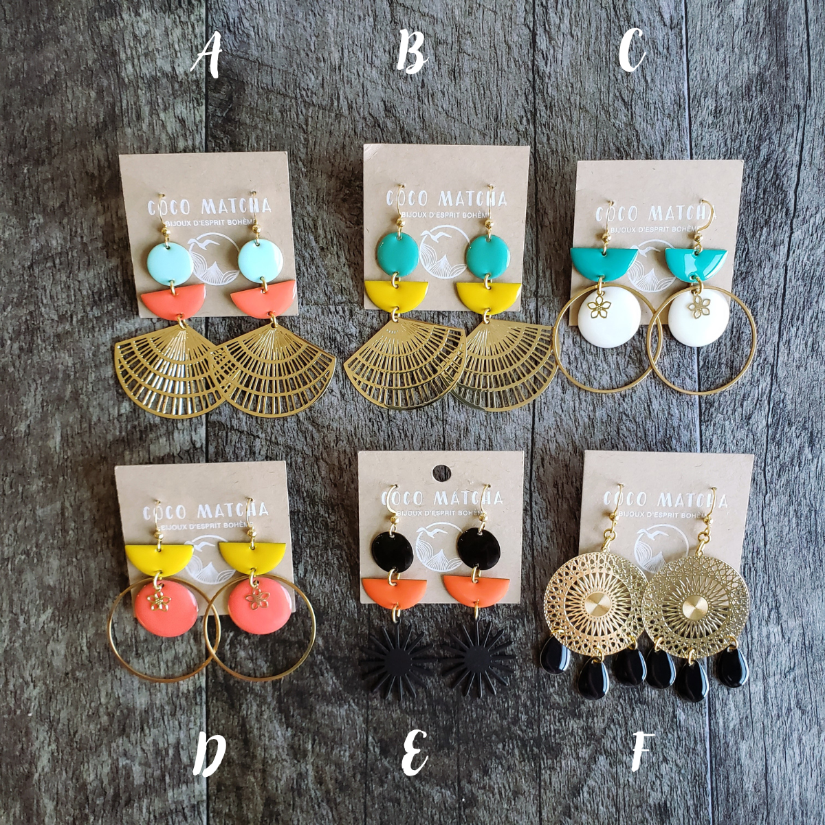 SOLDES - Boucles d'oreilles variées