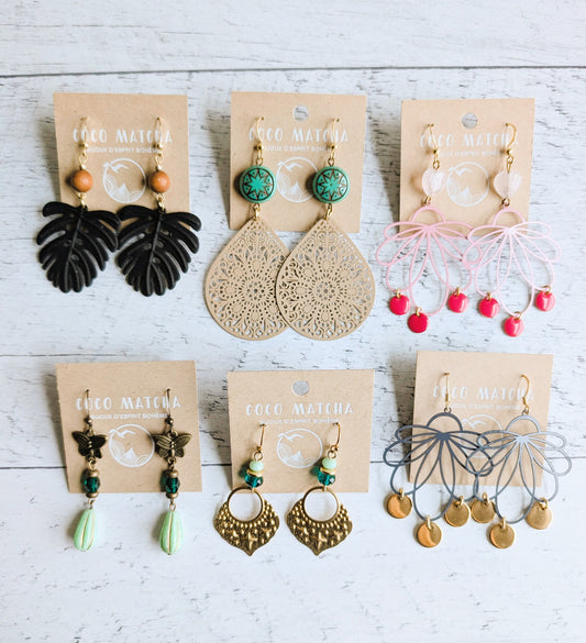 SOLDES - Boucles d'oreilles variées