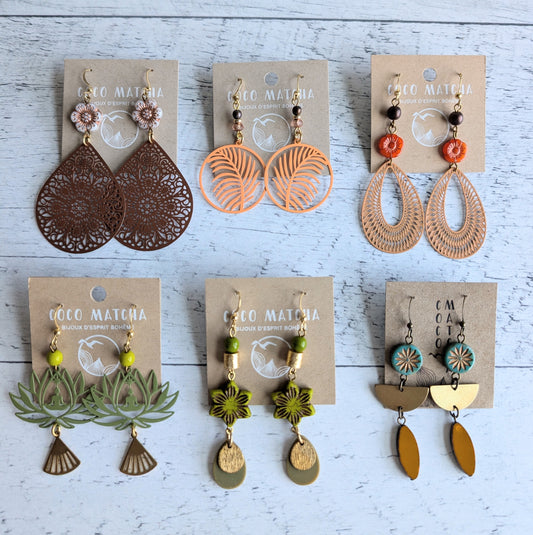 SOLDES - Boucles d'oreilles variées