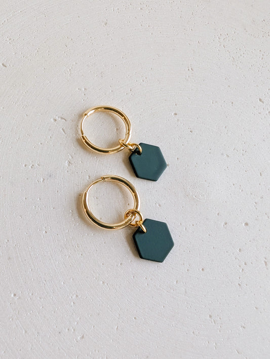 Boucles d'oreilles Alvéolia - 3 variantes
