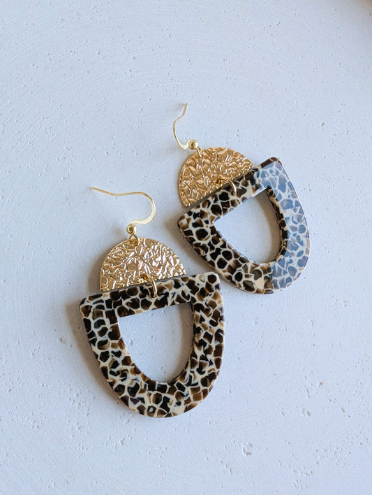 Boucles d'oreilles Léopard