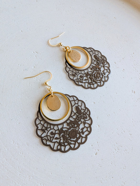 Boucles d'oreilles Bouquet