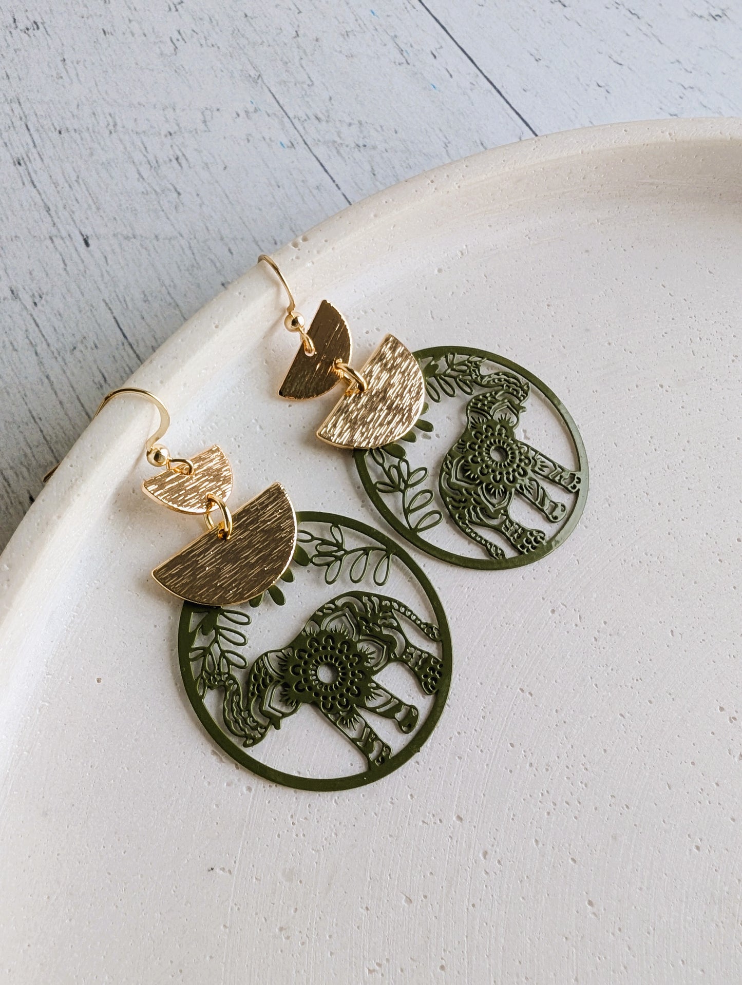 Boucles d'oreilles Sagesse - 2 variantes