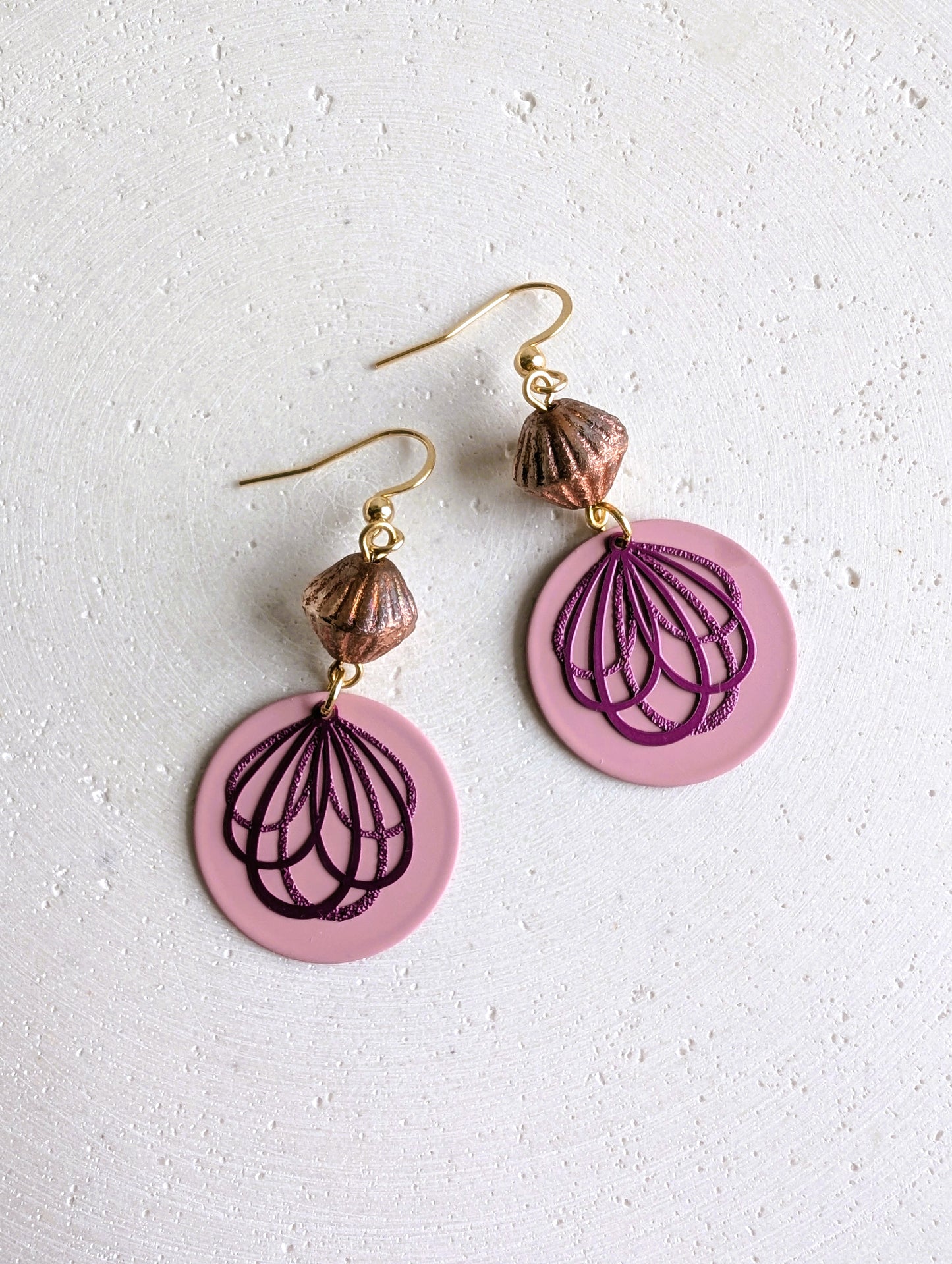 Boucles d'oreilles Dahlia