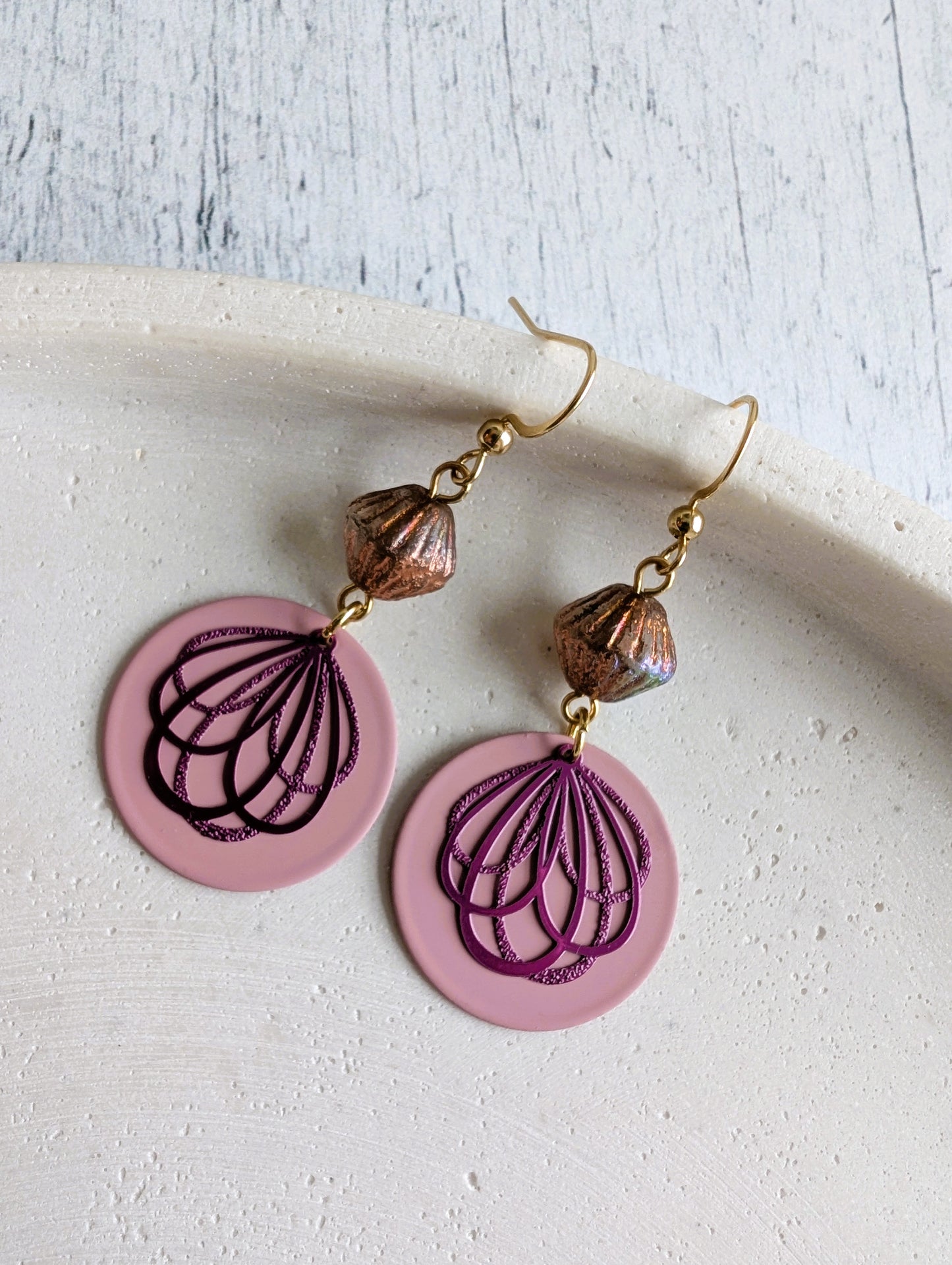 Boucles d'oreilles Dahlia