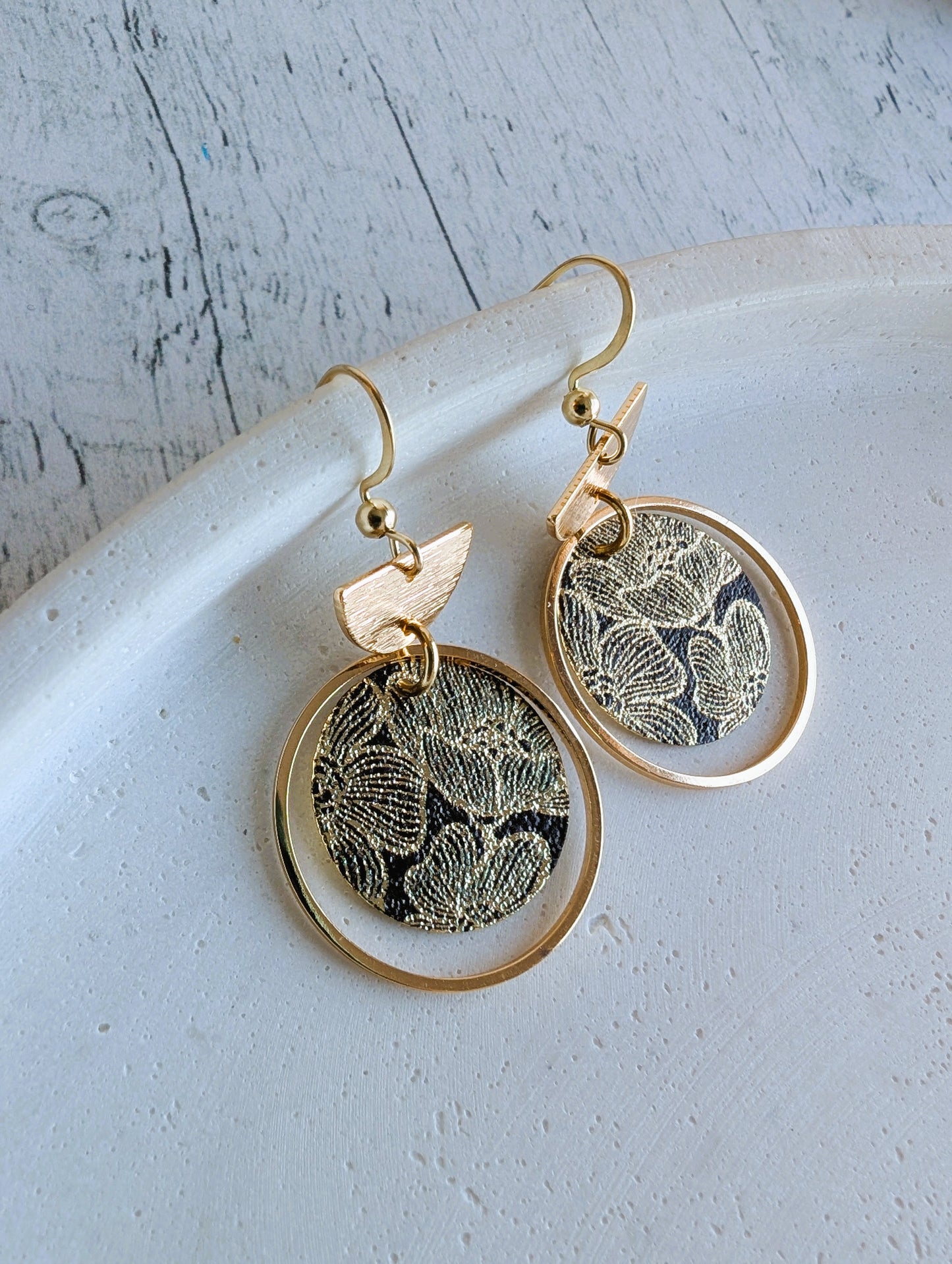 Boucles d'oreilles Peony