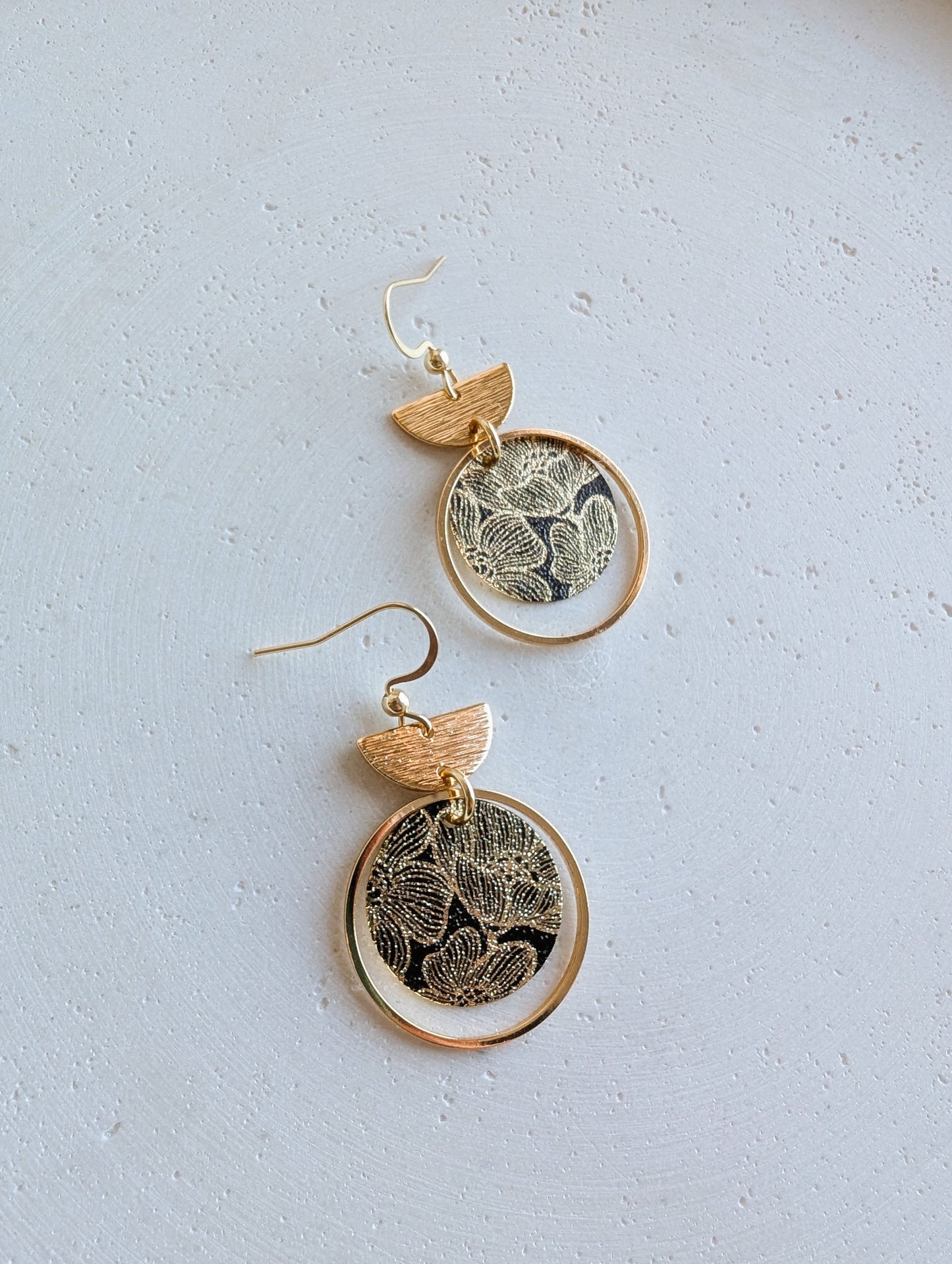 Boucles d'oreilles Peony