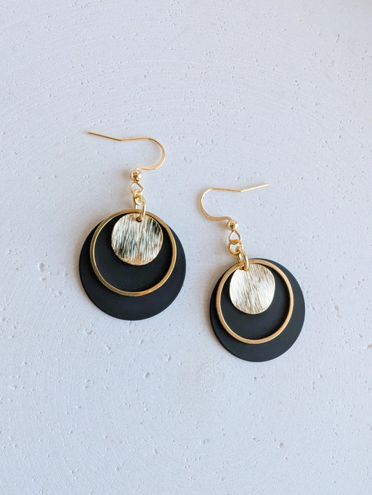 Boucles d'oreilles Eclipse - 3 variantes