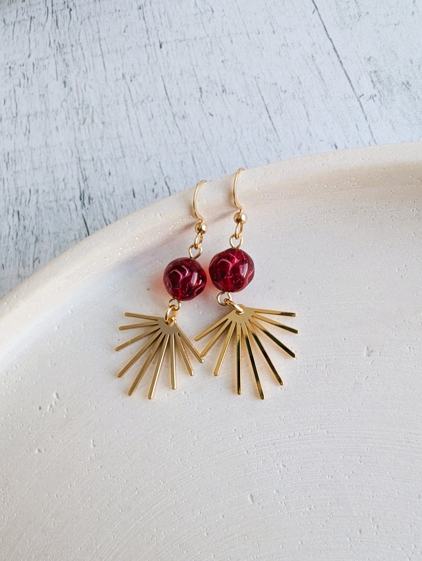 Boucles d'oreilles Fraisinette