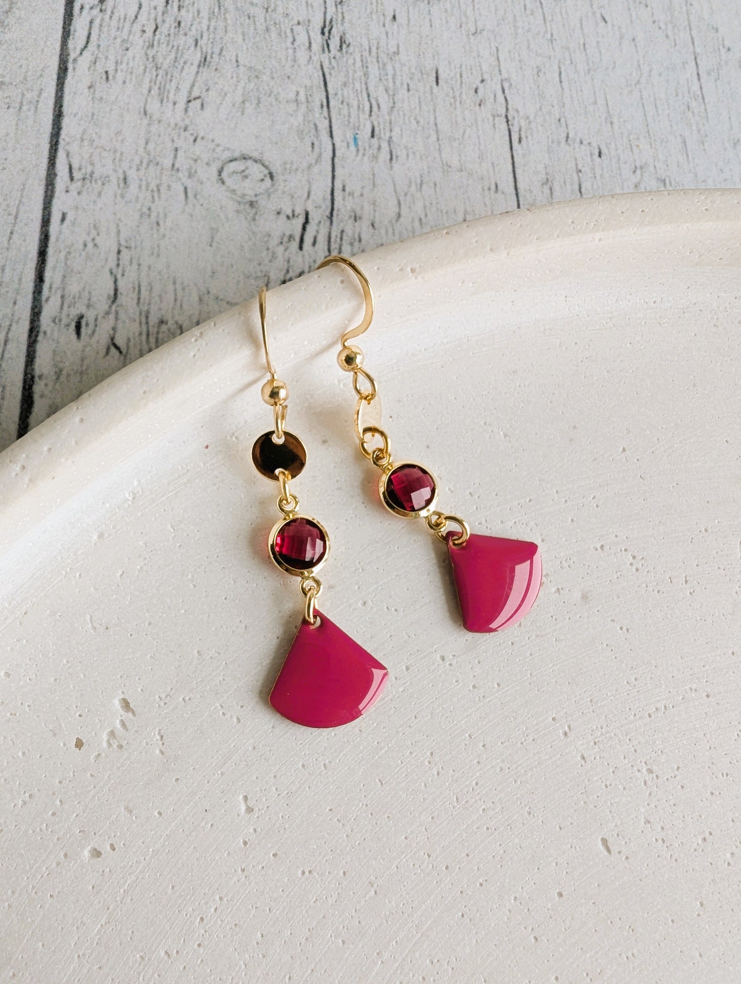 Boucles d'oreilles Sidonie - 2 variantes