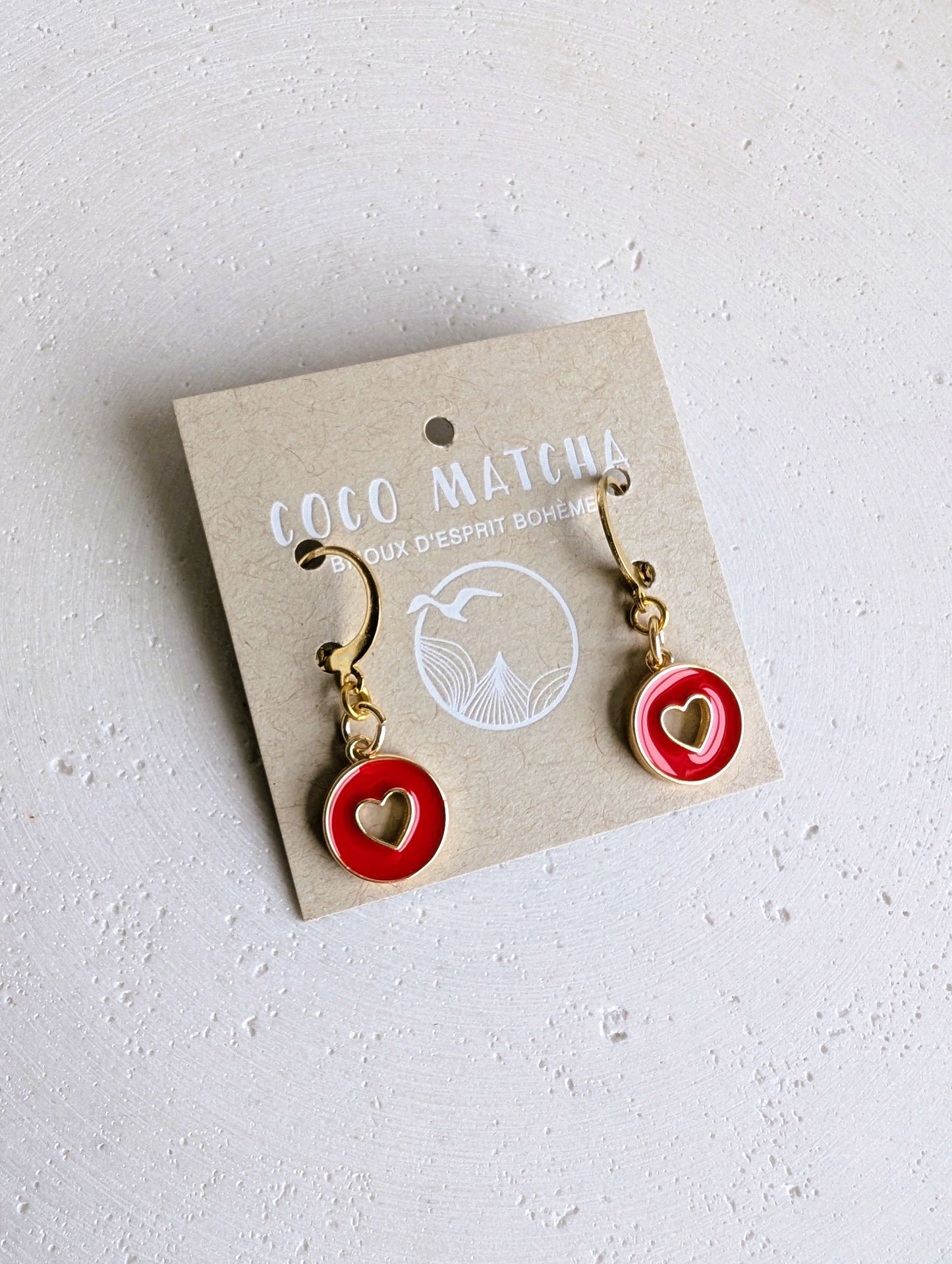 Boucles d'oreilles Coup de coeur - 5 variantes