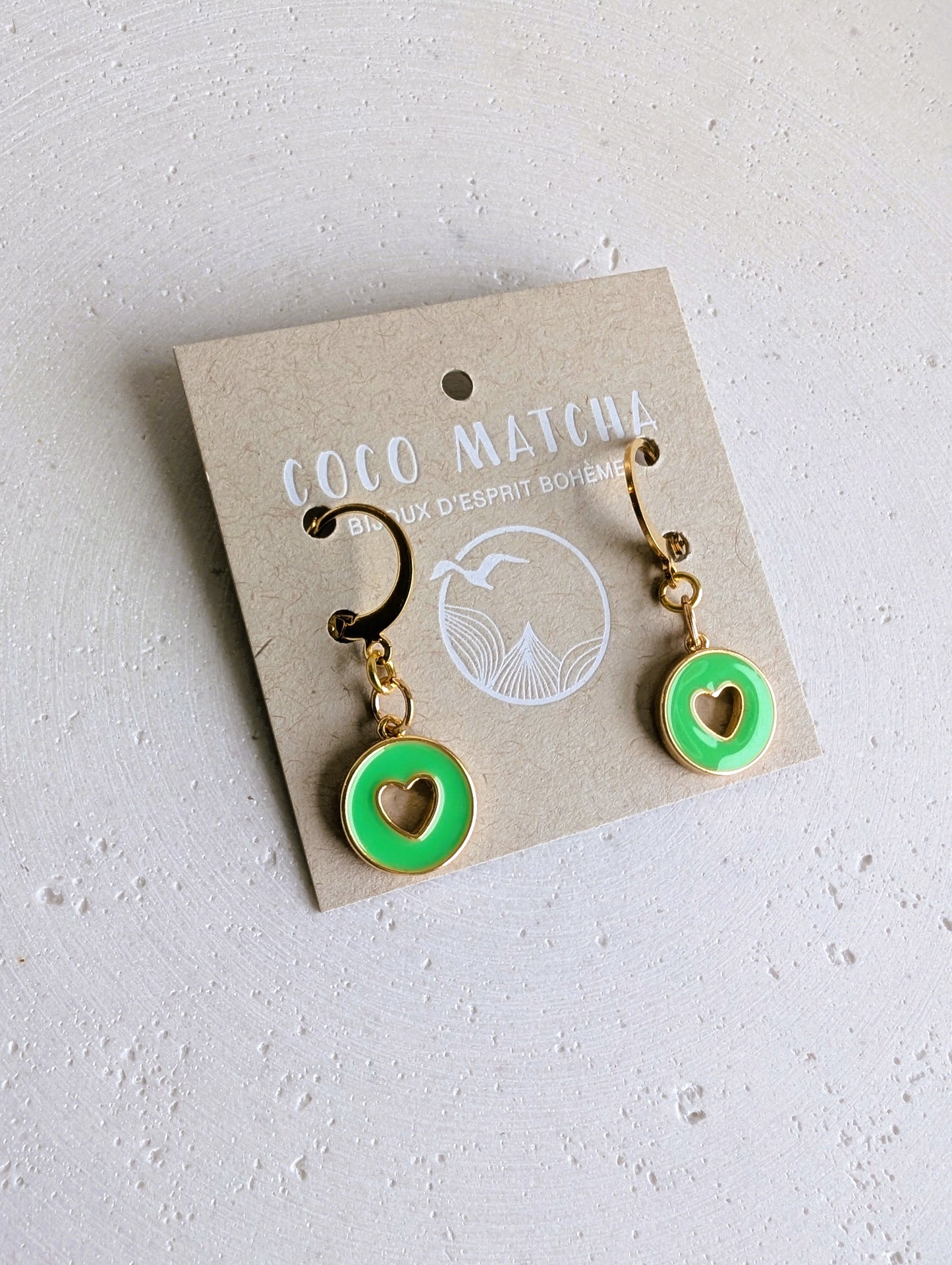 Boucles d'oreilles Coup de coeur - 5 variantes