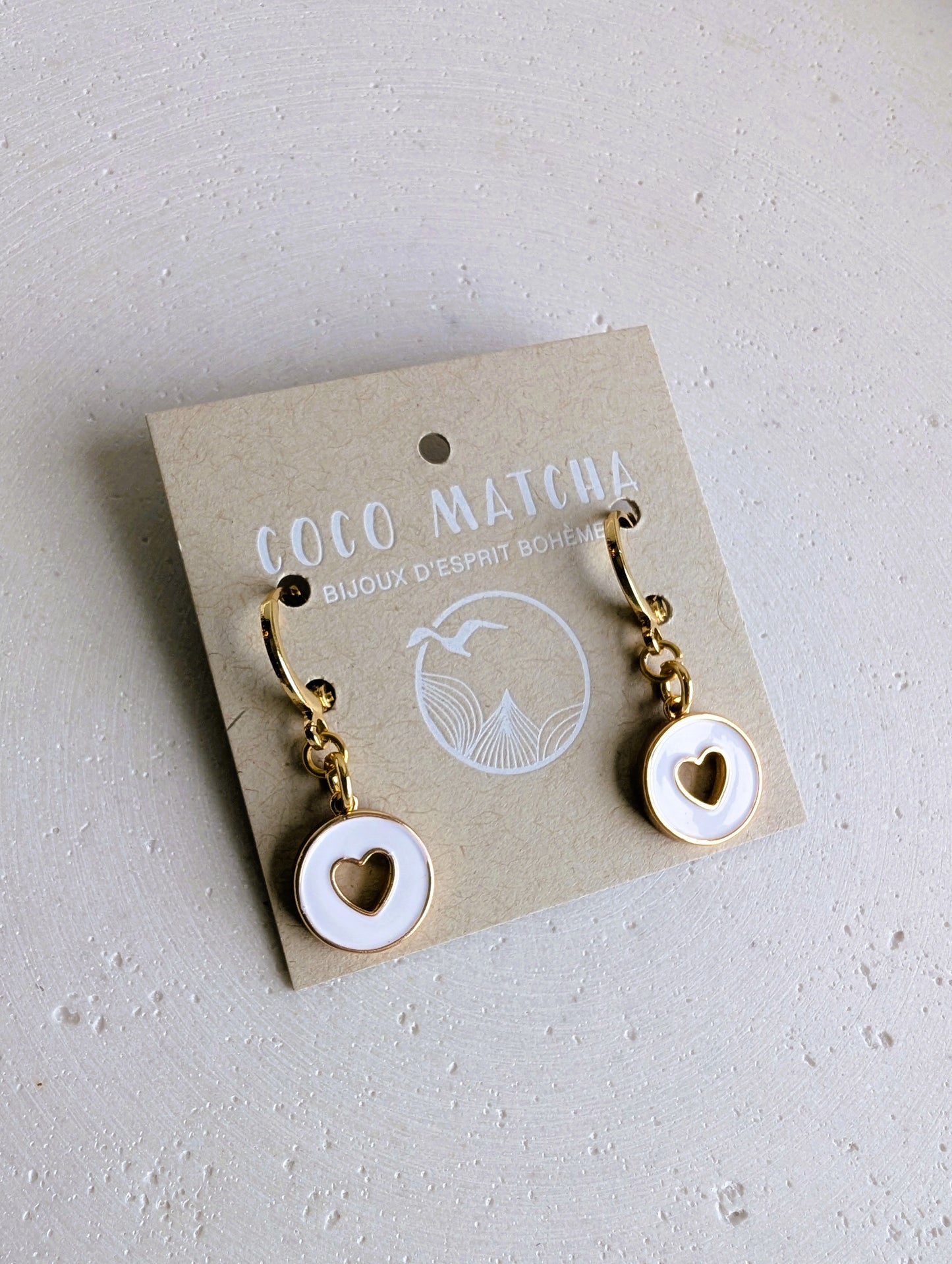 Boucles d'oreilles Coup de coeur - 5 variantes