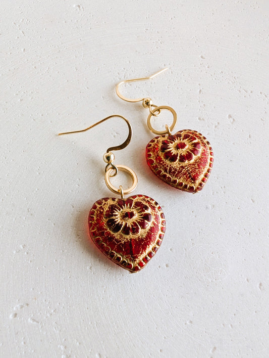Boucles d'oreilles Vintage Love