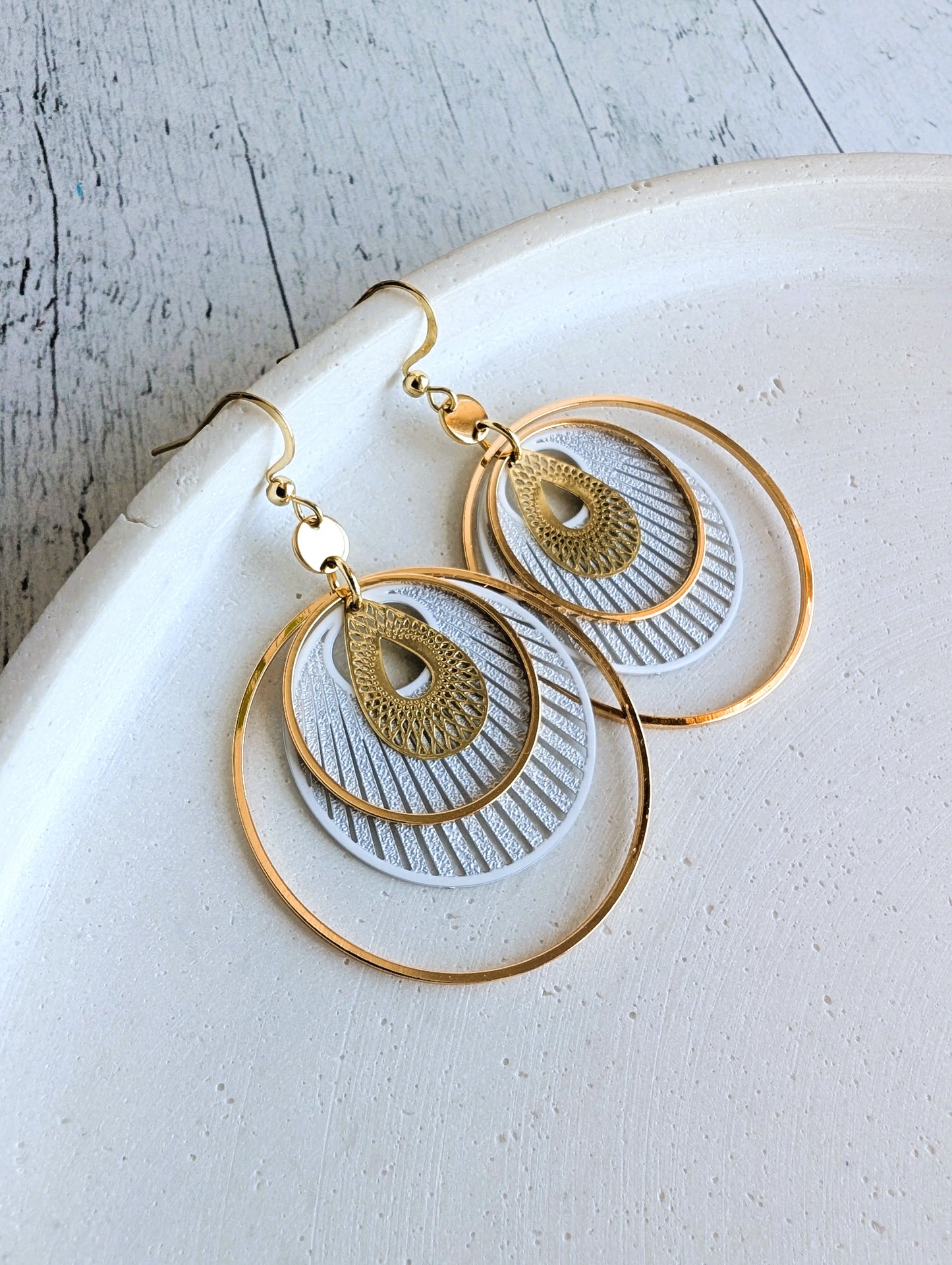 Boucles d'oreilles Aurora - 3 variantes