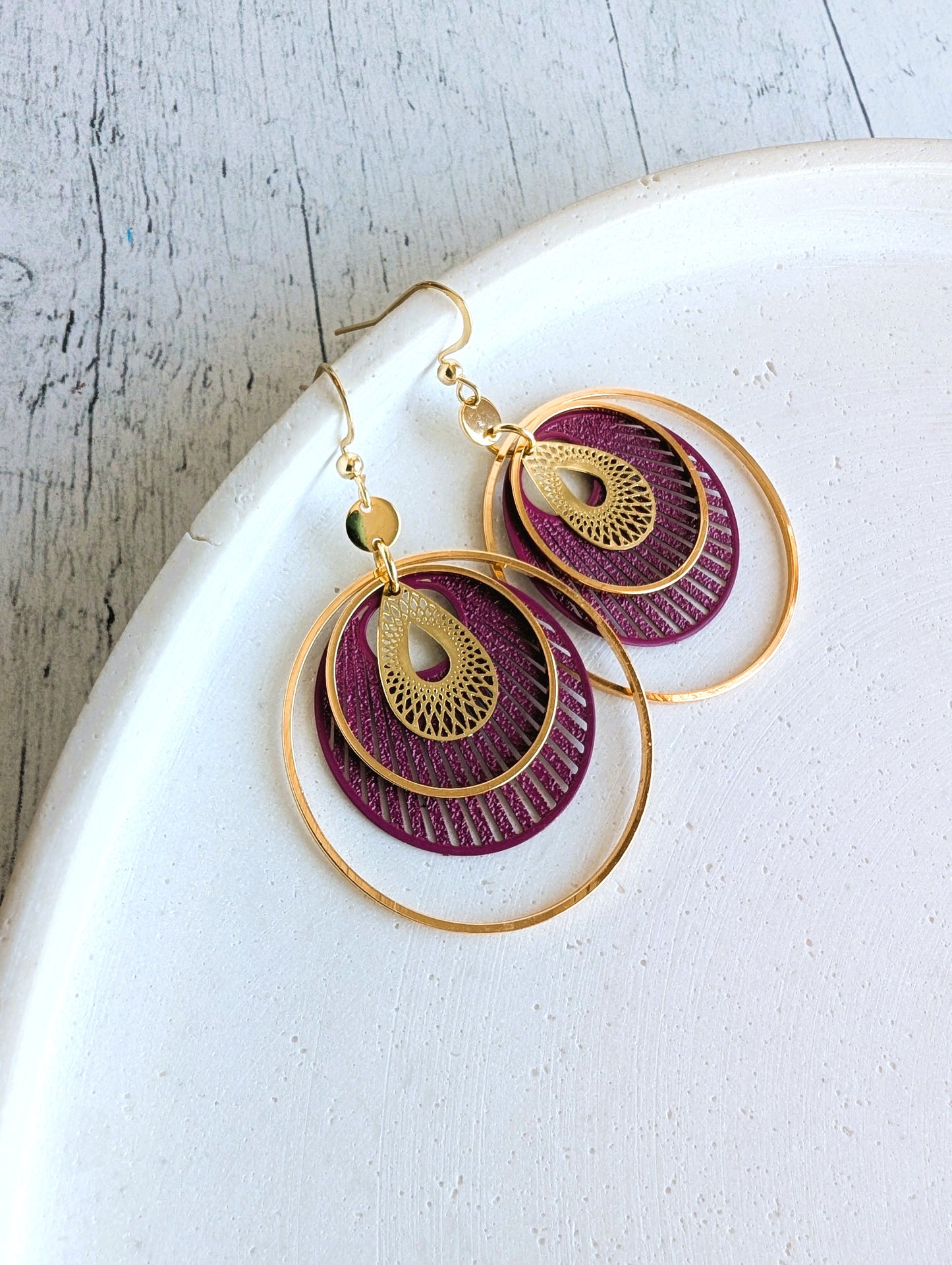 Boucles d'oreilles Aurora - 3 variantes