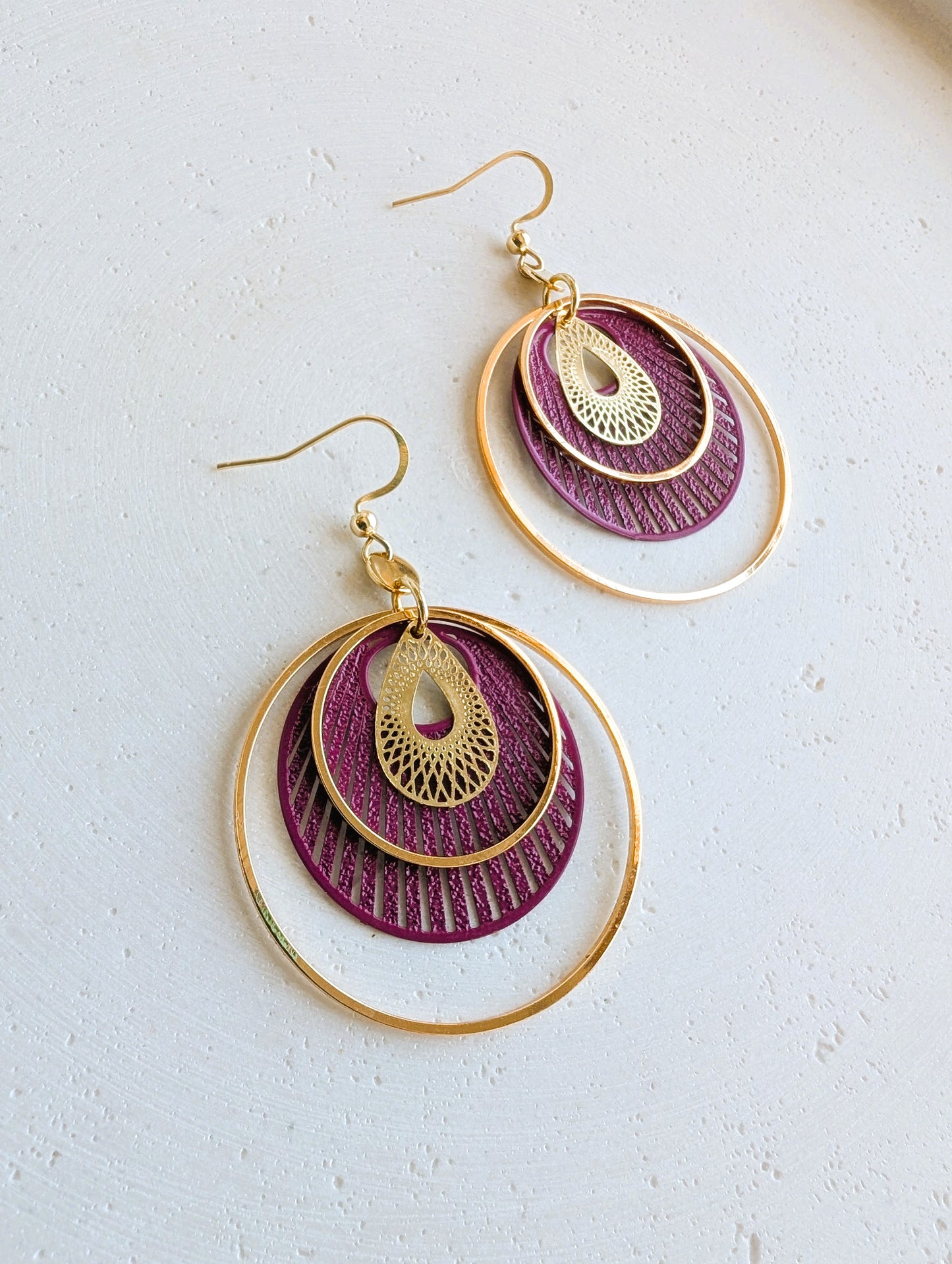 Boucles d'oreilles Aurora - 3 variantes