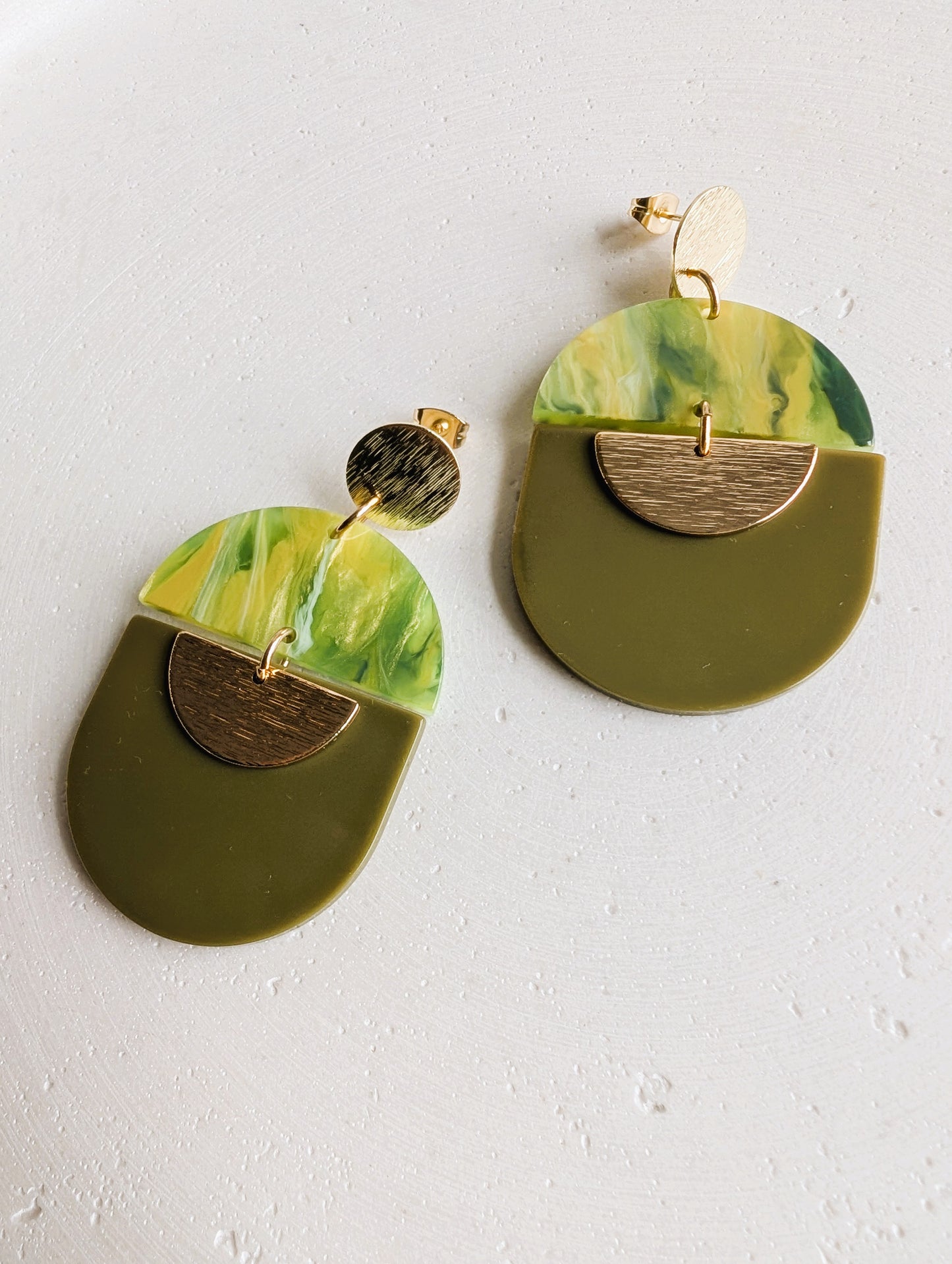 Boucles d'oreilles Feuille
