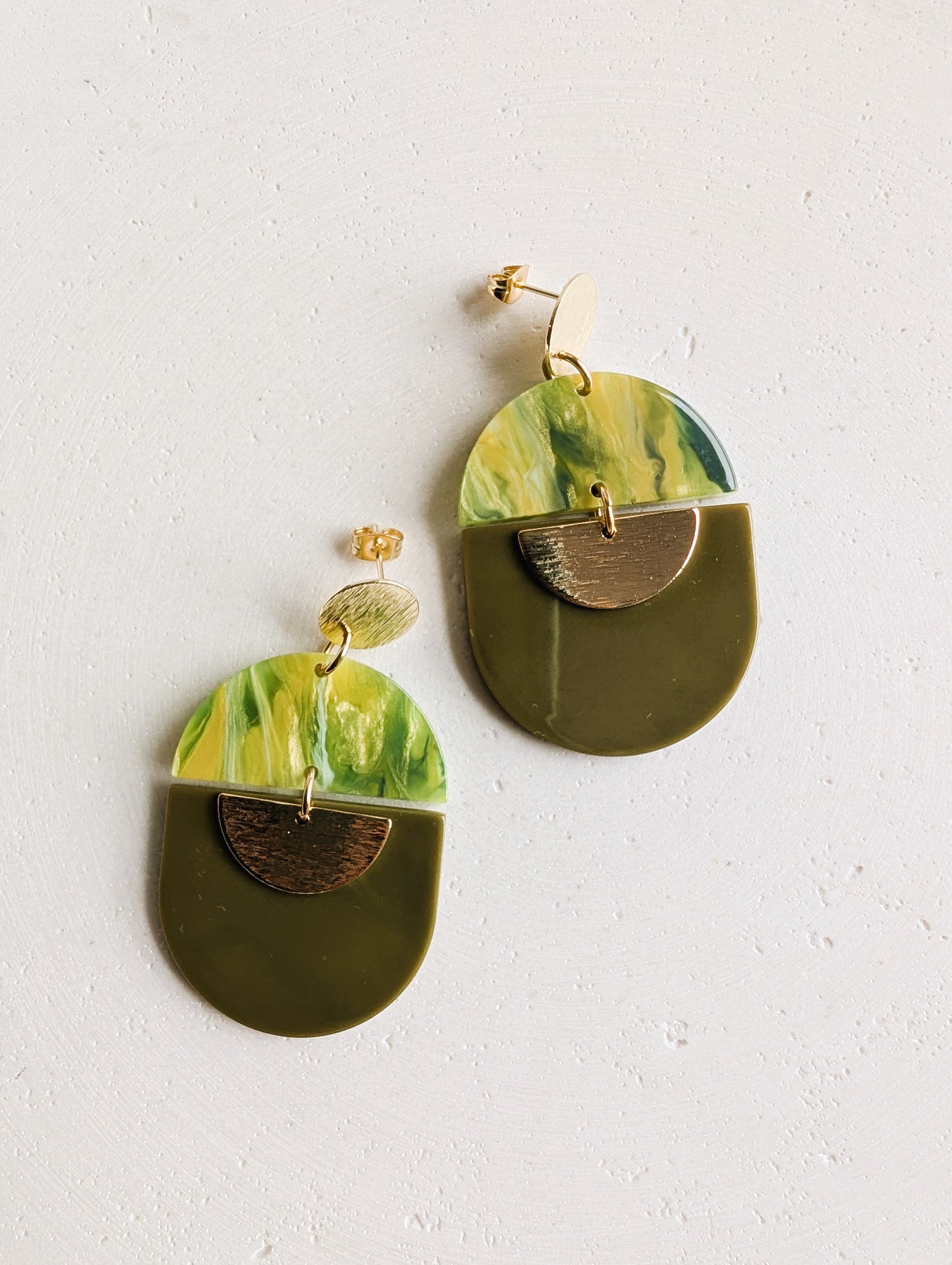 Boucles d'oreilles Feuille