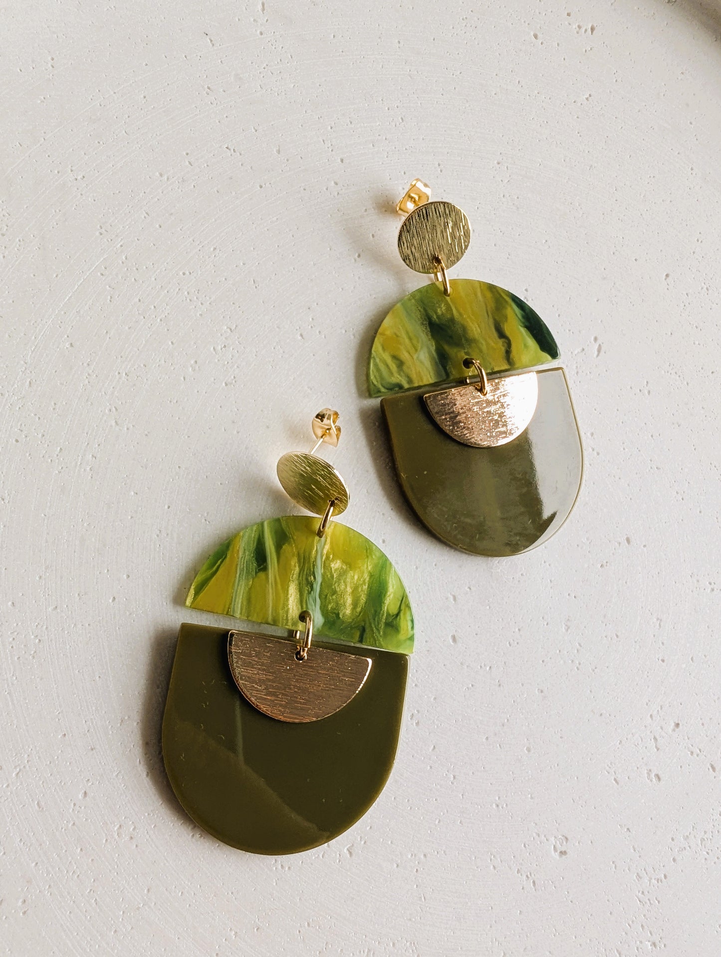 Boucles d'oreilles Feuille
