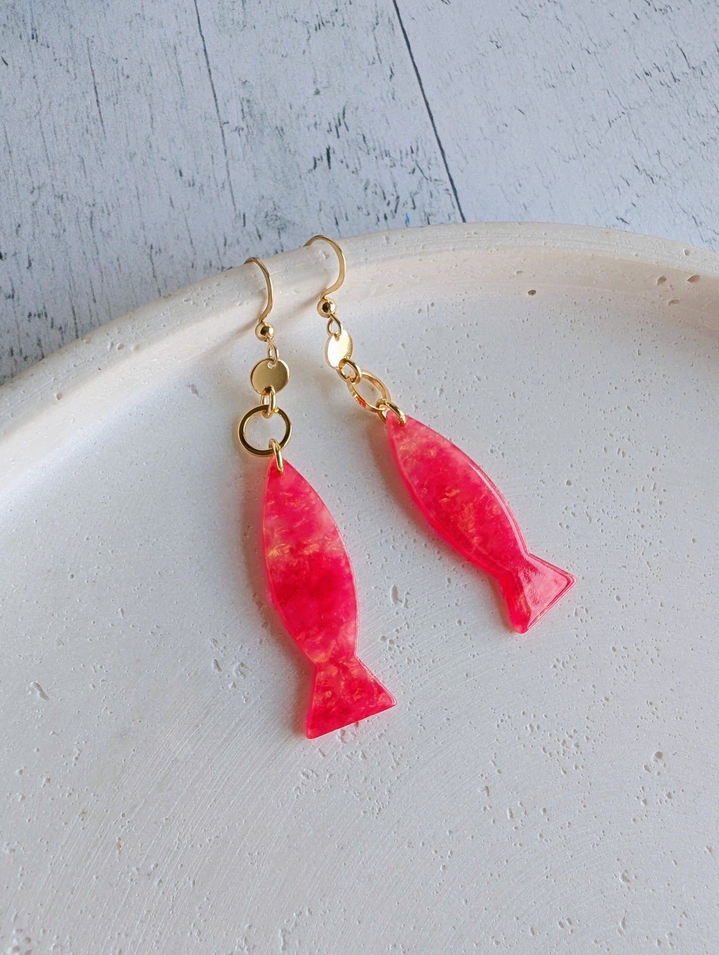 Boucles d'oreilles Sardine