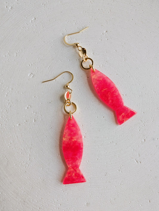 Boucles d'oreilles Sardine