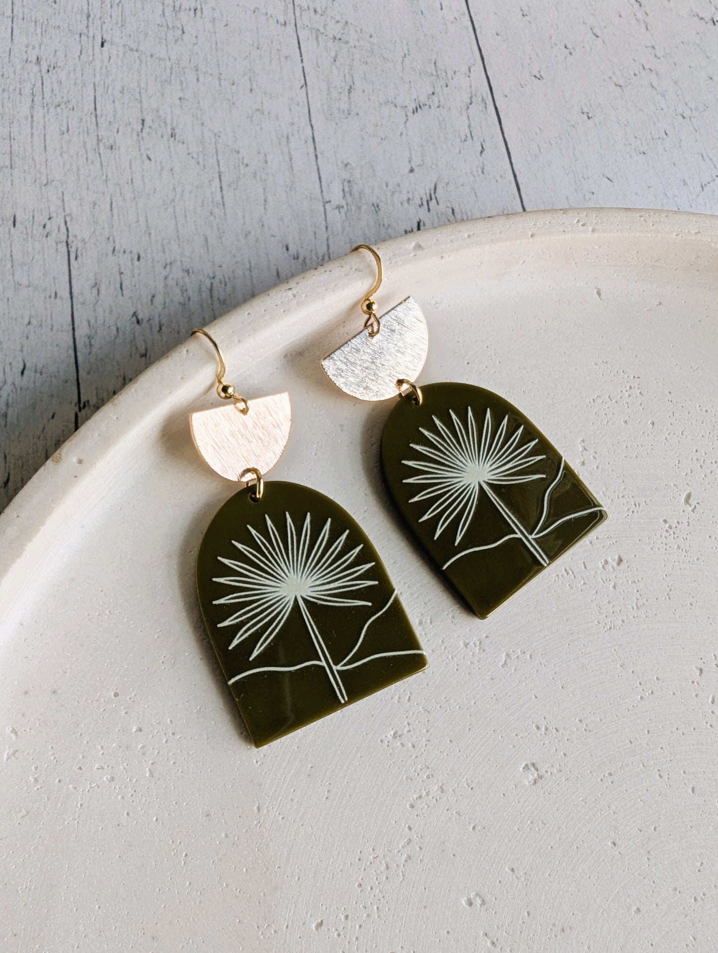 Boucles d'oreilles Palmier