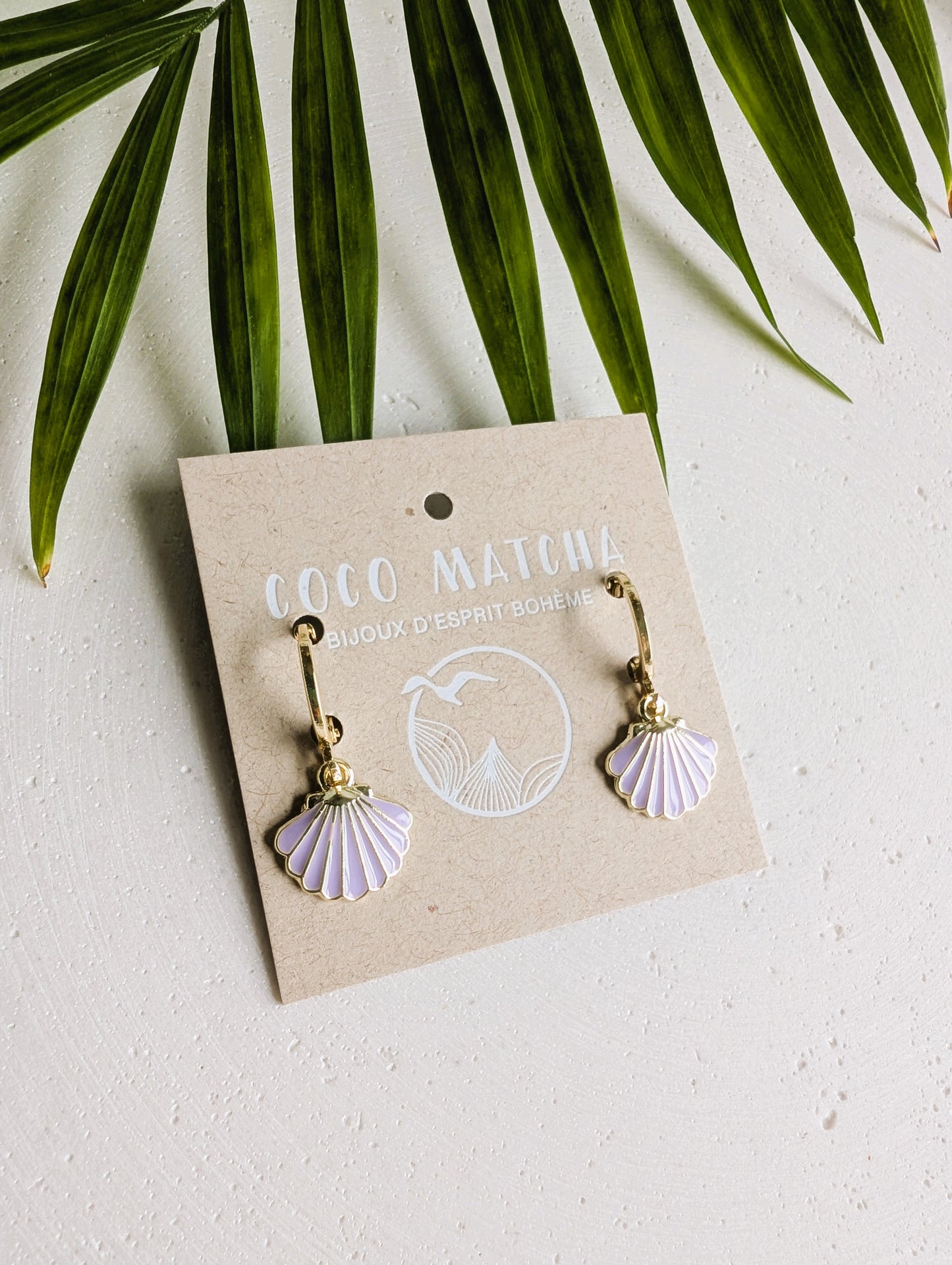 Boucles d'oreilles Coquillage