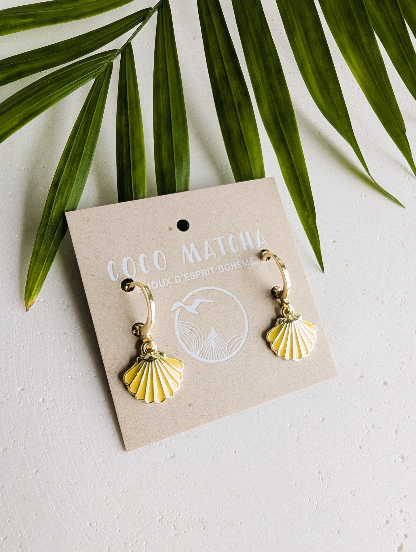 Boucles d'oreilles Coquillage