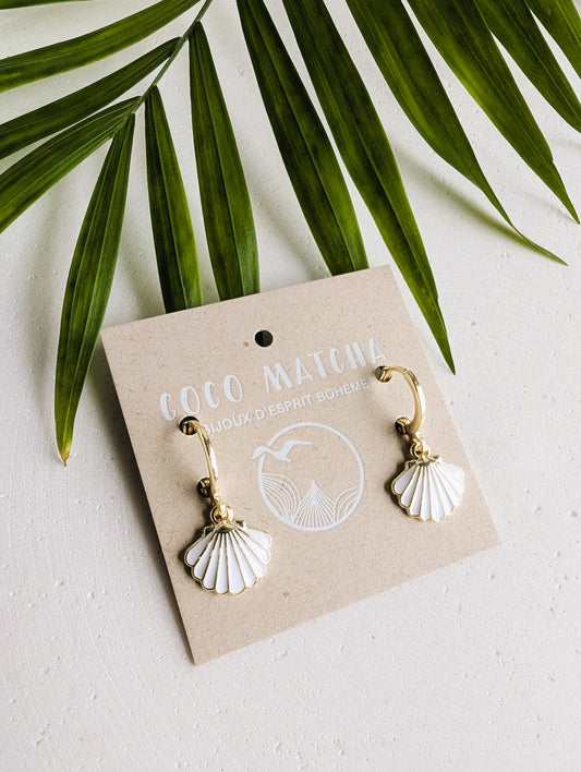 Boucles d'oreilles Coquillage