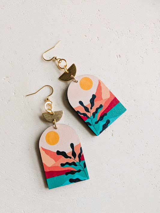 Boucles d'oreilles Sunrise