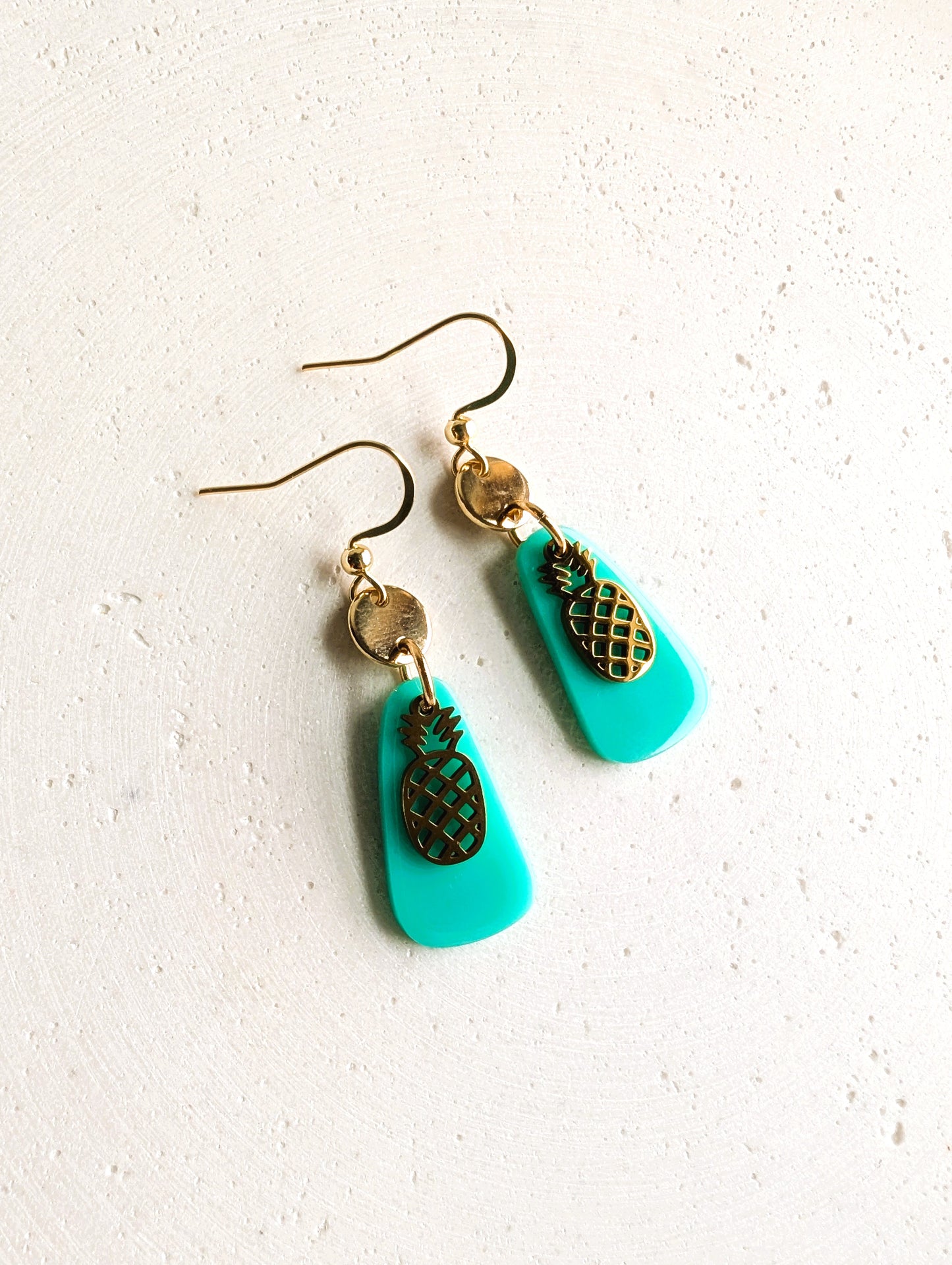 Boucles d'oreilles Ananas