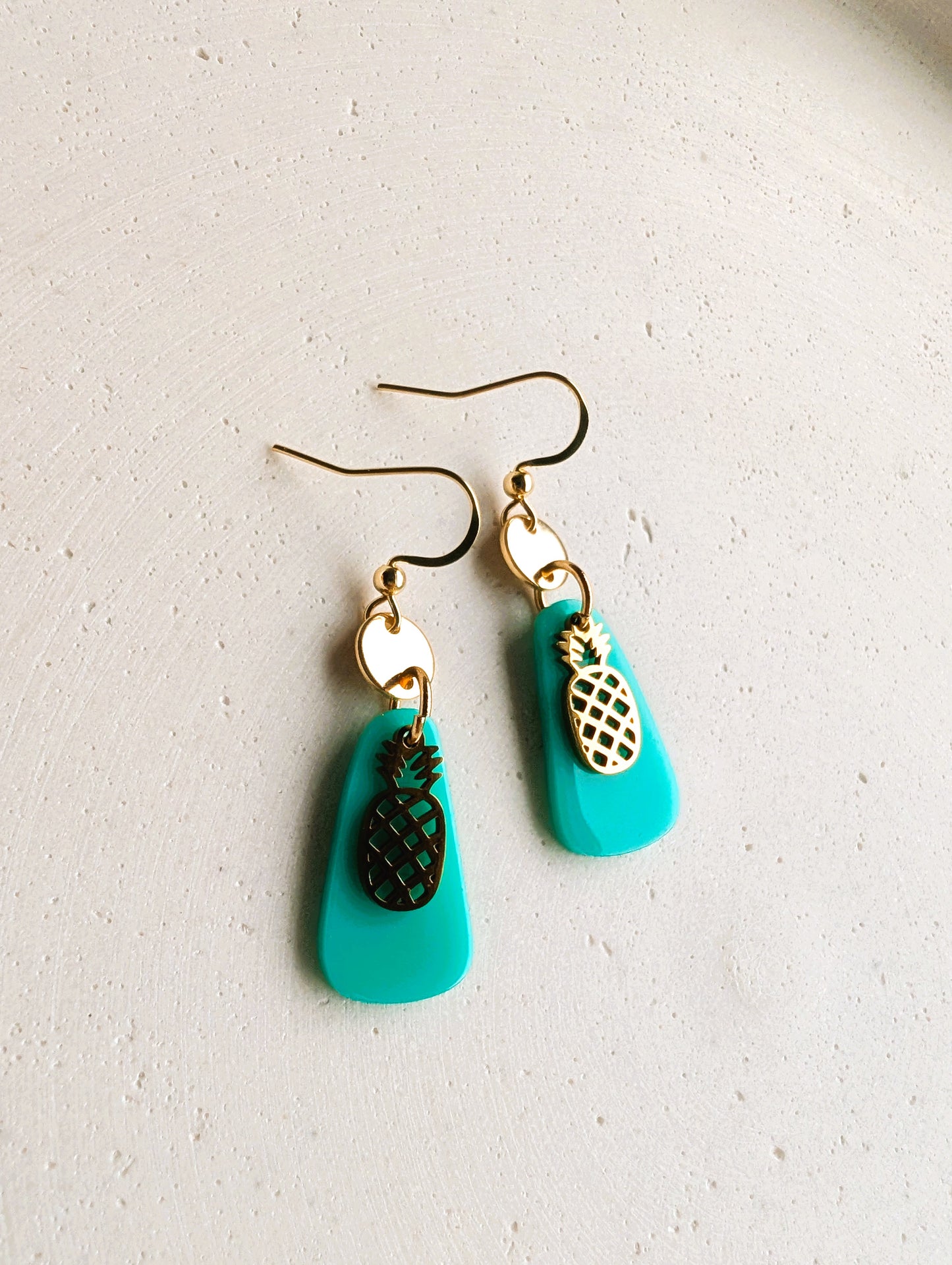 Boucles d'oreilles Ananas