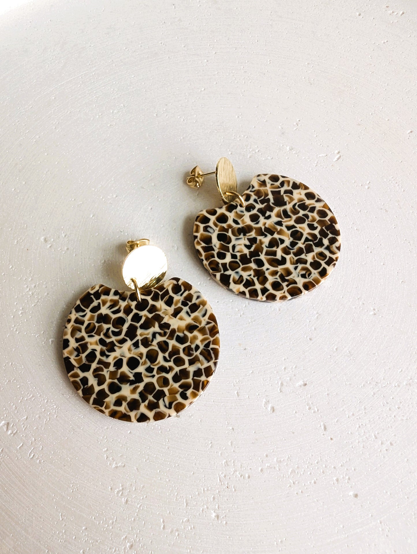 Boucles d'oreilles Léopard