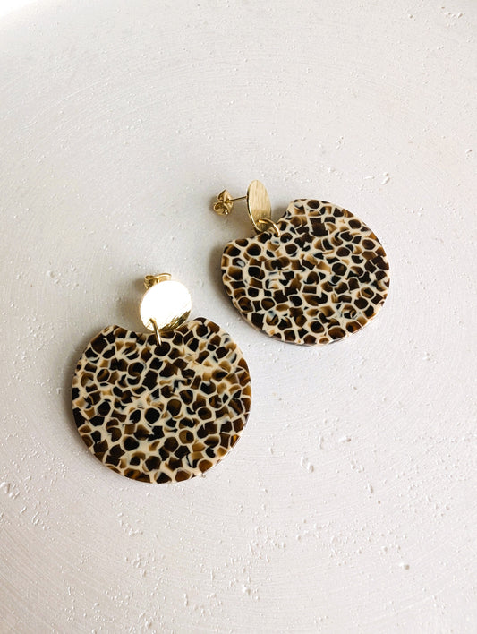 Boucles d'oreilles Léopard