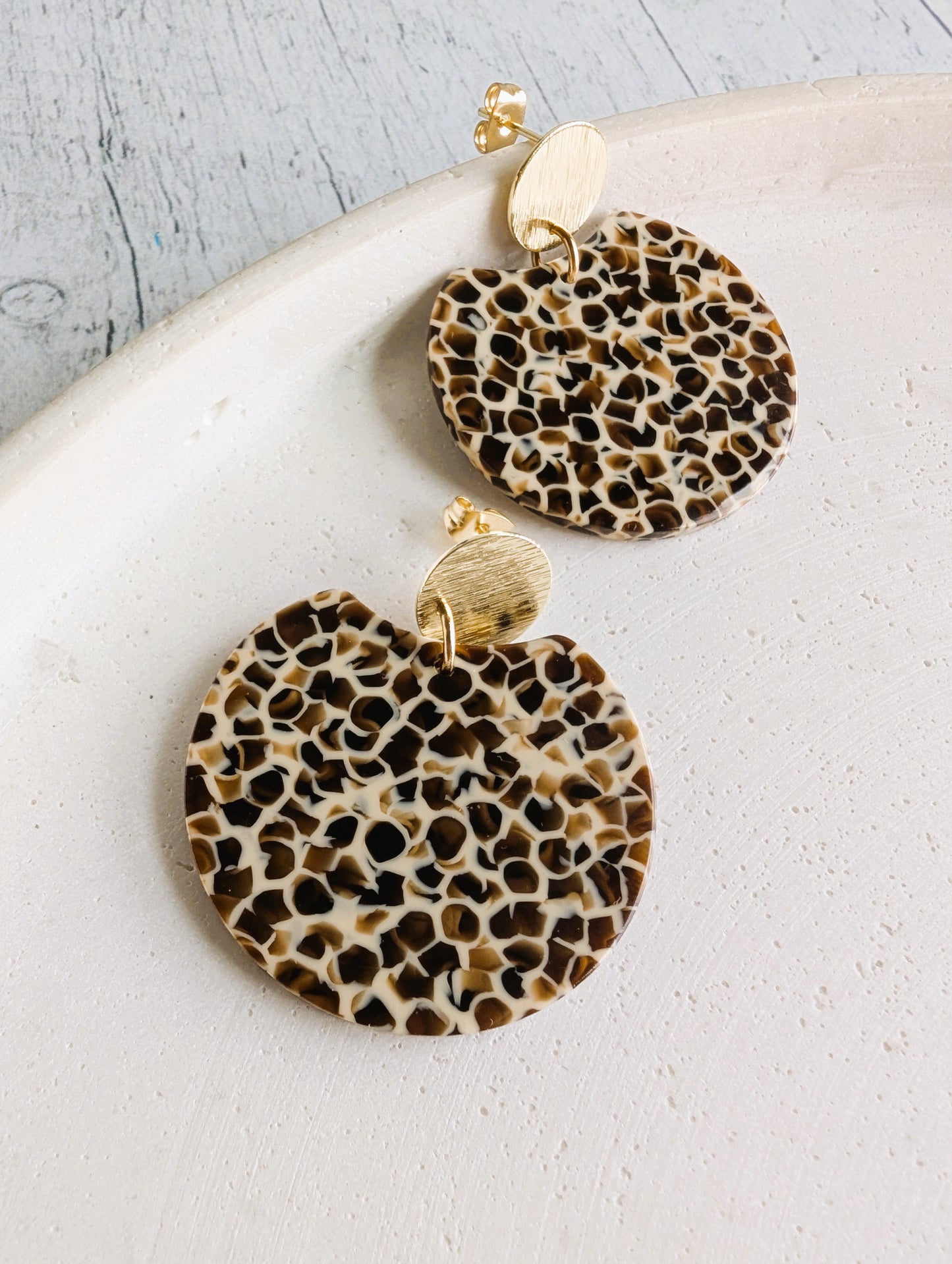 Boucles d'oreilles Léopard