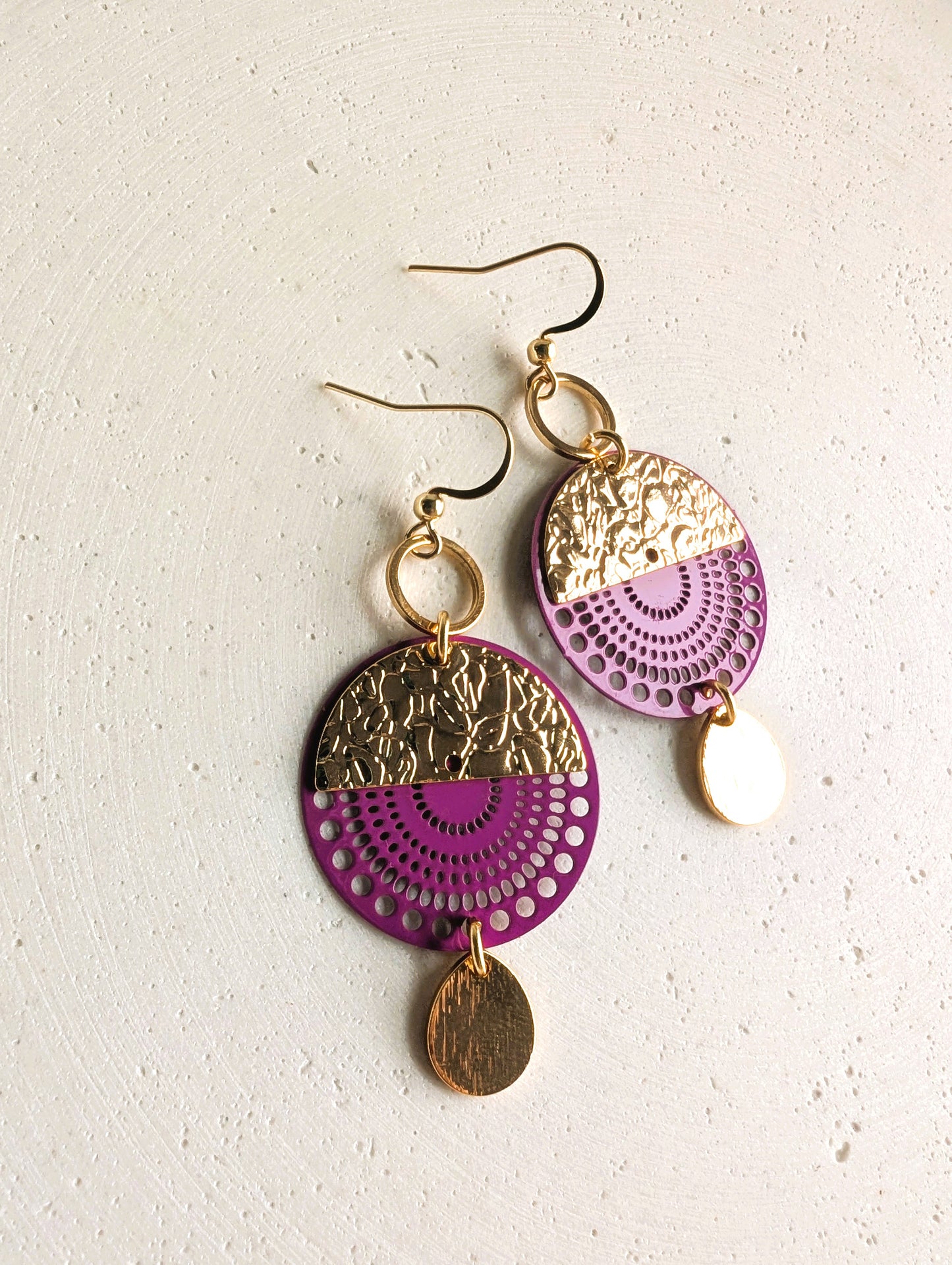 Boucles d'oreilles Yuna - 3 variantes