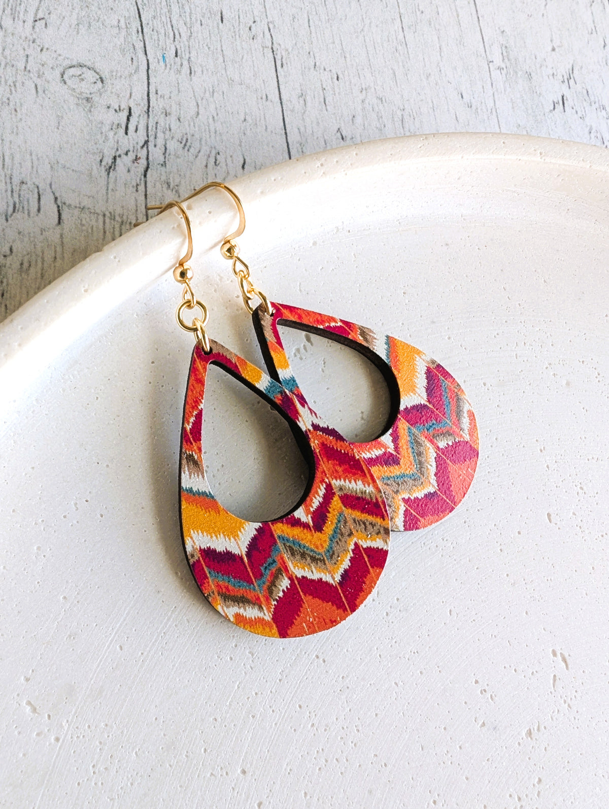 Boucles d'oreilles Chevron