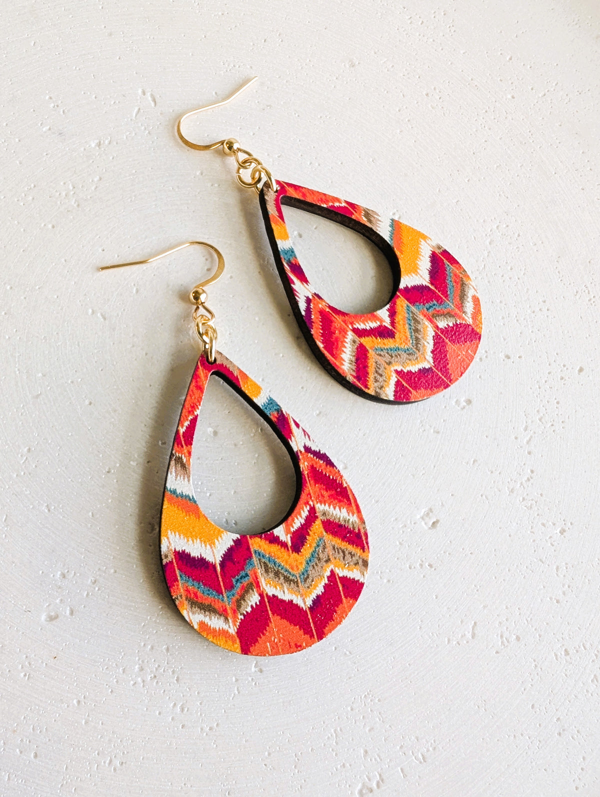 Boucles d'oreilles Chevron