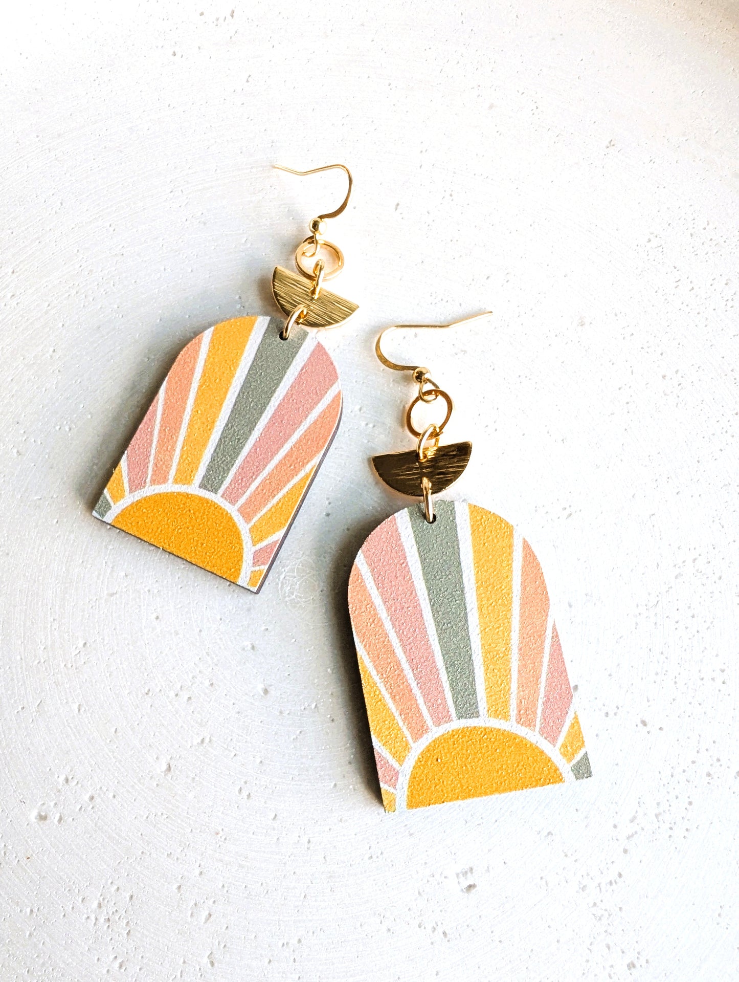 Boucles d'oreilles Golden Hour
