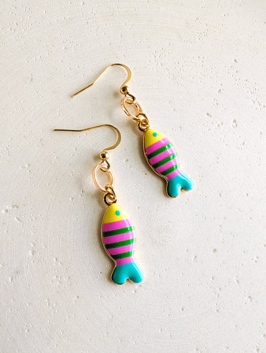 Boucles d'oreilles Poisson - 2 variantes