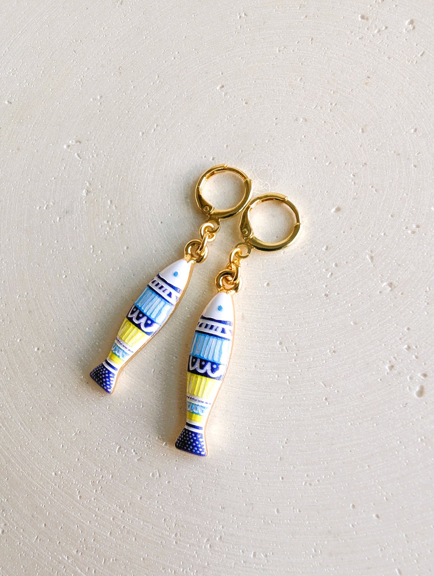 Boucles d'oreilles Sardine