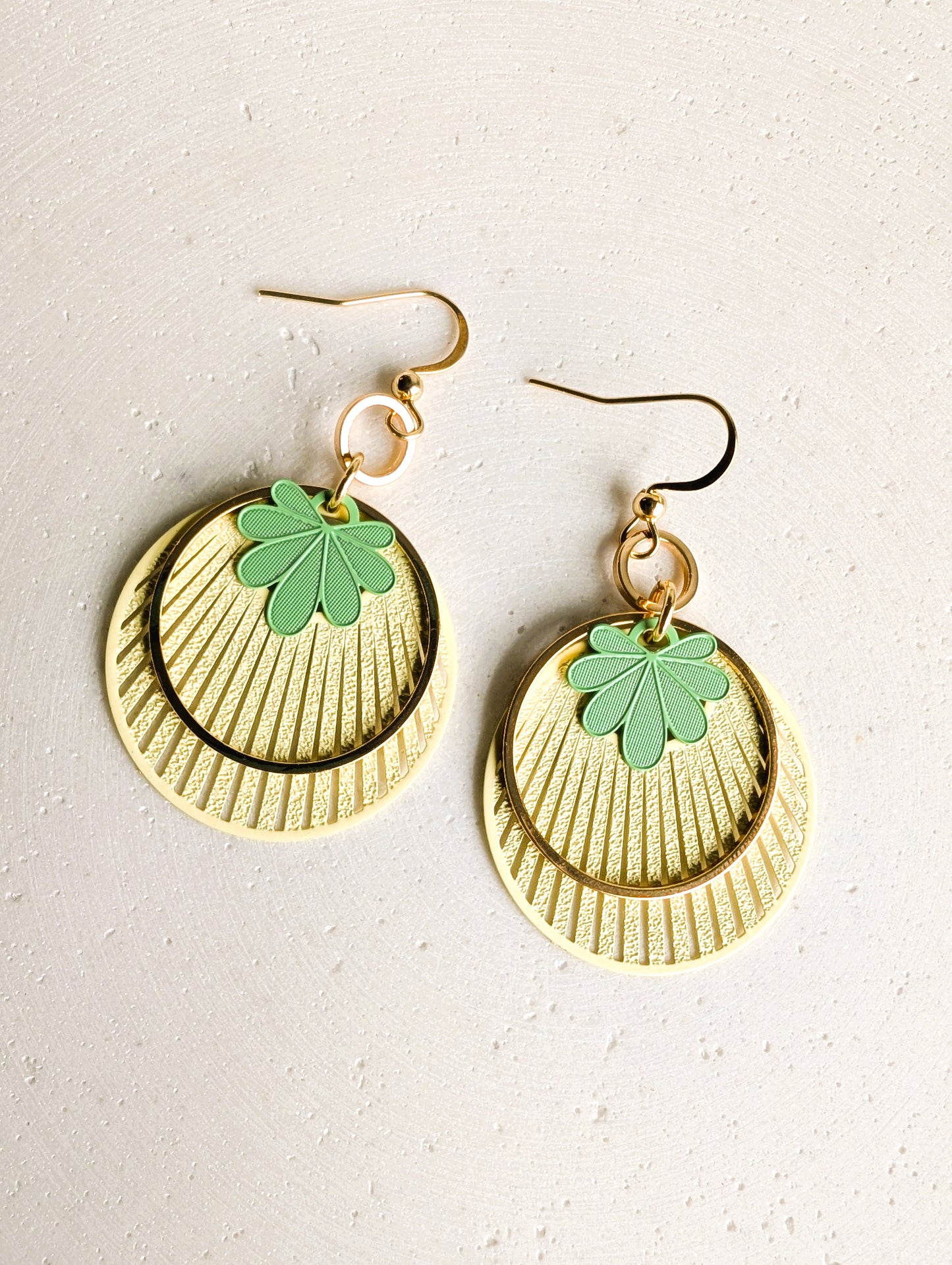 Boucles d'oreilles Vanille