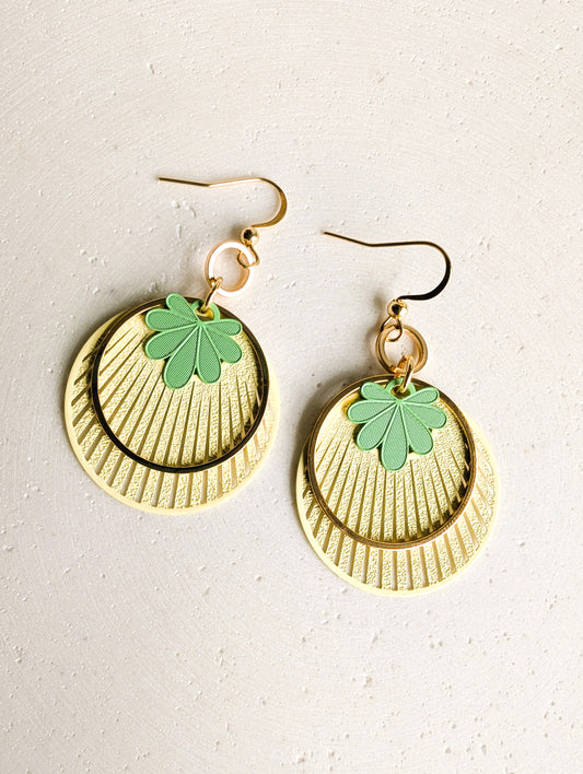 Boucles d'oreilles Vanille